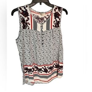 Recreation Women’s Sleeveless 100% Rayon bohemian Blouse